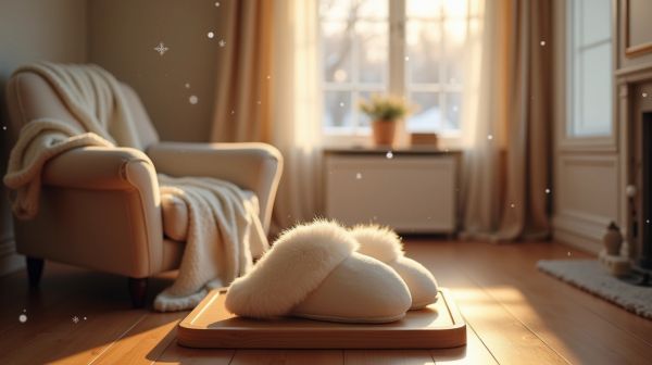 Les chaussons fourrés femme pour un hiver douillet
